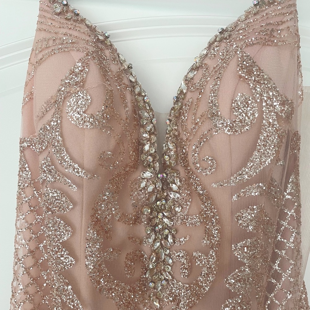 Pink Prom Dress Size 4 - Picture 2 of 5